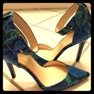 Jessica Simpson Blue & Green Heels